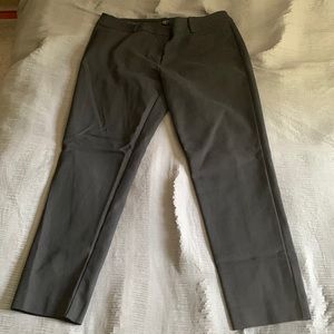 LOFT Curvy Skinny Ankle Black Size 10